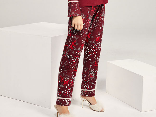 波尔多之夜系列秋冬家居服套装CJ9201C展示