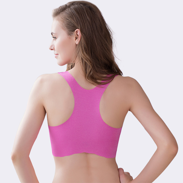 带胸垫运动内衣女背心式无钢圈文胸 CB814B