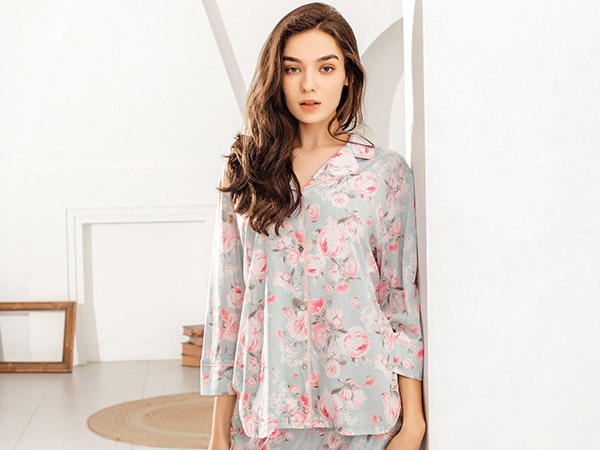 女式印花家居服套装