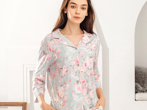 夏日花香系列家居服套装CJ9113C展示